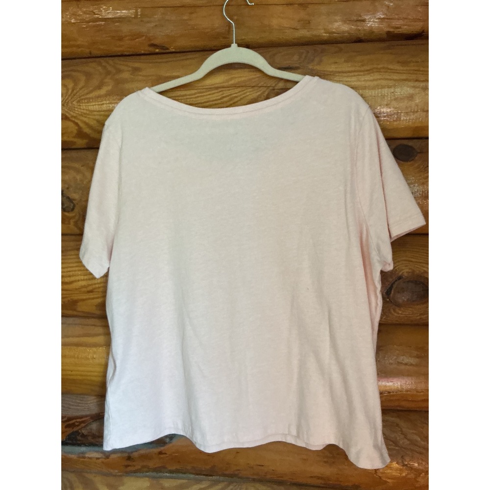 Walt Disney World Parks Icons Pink Graphic T-Shirt Women XL Organic Cotton Blend - Picture 3 of 11